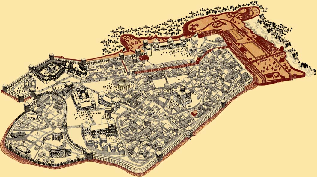 План реконструкция Древнего Киева