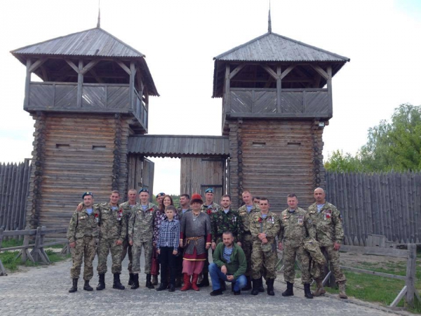 Учасники АТО відвідали Древній Київ на День Перемоги