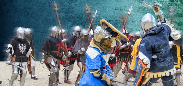 В Древнем Киеве отпраздновали День столицы рыцарскими боями